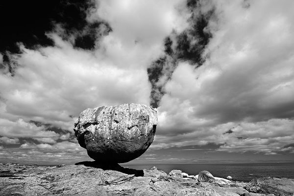 Canada-British Columbia-Haida Gwaii Balance Rock on Graham Island